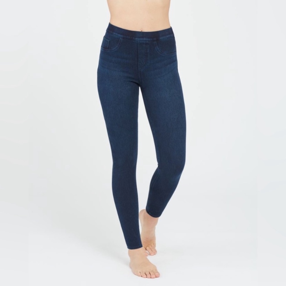 Spanx Ankle Jeanish Jean-ish Leggings women’s size Small slimming